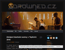 Tablet Screenshot of drowned.cz